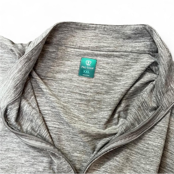 PGA Tour Gray Quarter-Zip Pullover size XXL - Picture 7 of 8